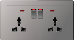 B10 13A 2 gang SP switched socket 13A 2 gang DP switched socket neon USB+1 typeC.neon 1USB+1 typeC,neon 2xMF switched socket 2xMF switched socket with neon 2XMF switched socket,1 USB+1 typeC, neon