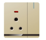 Ultra Slim Switch Socket Big Button MF 3 Pin&13A & MF 5 Pin &15A Socket Innovative Design Generous Appearance W4 Series Switch Socket 