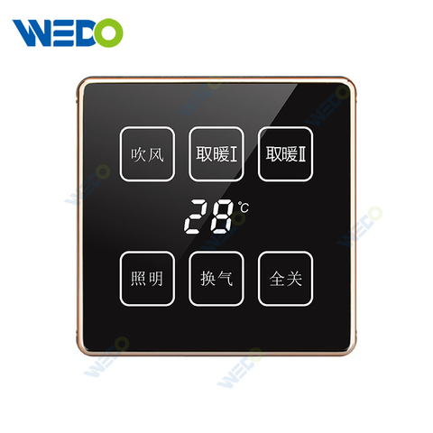 Black Touch Switch for Bathroom Wall Mount Lighting Led