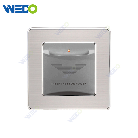 C35 Manufacturer Price EU/UK Standard Electrical Wall Sockets And Switches Plates INSERT CARD TO GET POWER Power Wall Switch And Socket 
