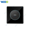 S7 Series 45A Switch with Light Ring 250V Light Electric Wall Switch Socket Tempered Glass Material with Chrome Frame Modern Sockets