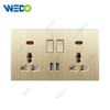 ULTRA THIN A3 Series MF 13A /Double 13A Switch and Socket w/without neon Different Color Different Style Fashion Design Wall Switch 