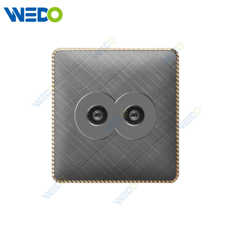 T3 Home Switches TV / Double TV 250V Light Electric Wall Switch Socket 86*86cm Acrylic Pattern with Lace