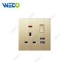 ULTRA THIN A3 Series1Gang 1way 16A 220V Switch and Socket Different Color Different Style Fashion Design Wall Switch 