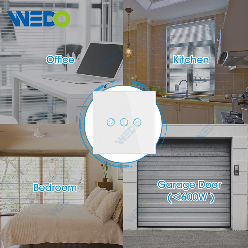 Newest Smart Electrical Curtain Wifi Panel Voice Smart Control Switch