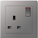 B10 13A Socket 13A Switched Socket DP 13A Switched Socket SP 13A Switched Socket with Neon SP/DP 13A 1gang SP Swiched Socket 1USB+ Type C Neon