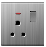 Ultra Slim Switch Socket Brush Cover MF 3 Pin&13A & MF 5 Pin &15A Socket Innovative Design Generous Appearance W6 Series Switch Socket 