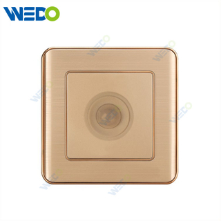C32 PC Human Body Sansor Switch with Fire Protection Function Socket Gold Electrical Switch Sockets Customized Factory Wall Switch