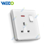 British Switch And Socket Different Color Different Style Fashion Design Wall Switch 