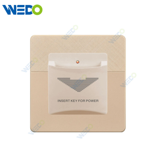 D1 Light Switch Simple Electric, Insert Card for Power Wall Switch PC Material Cover with IEC Report SASO