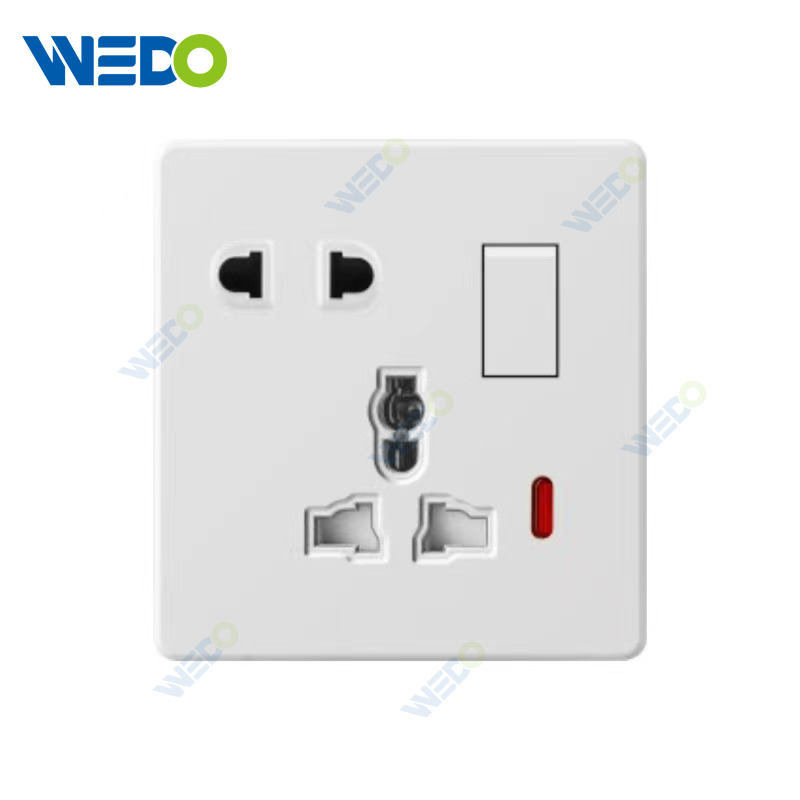 PC 5Pin MF Switched Socket Switch Socket for Home