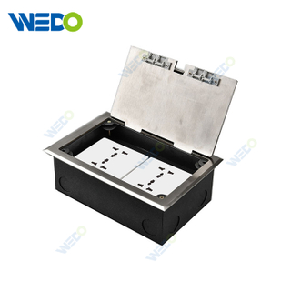 China Wholesale Copper&stainless Steel Material Multifunctional Open-type Floor Socket