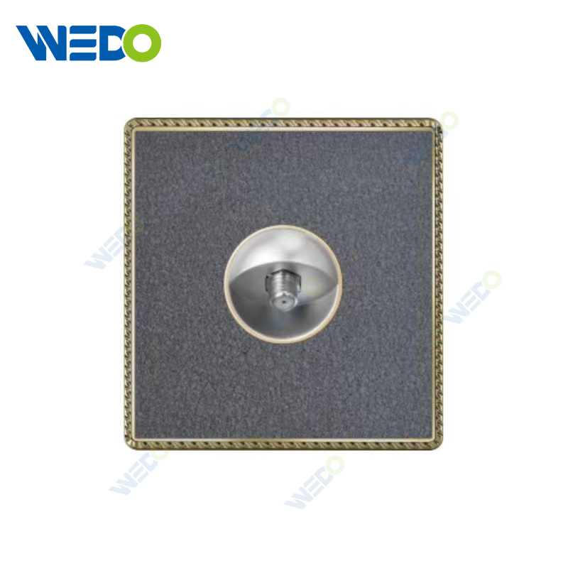 Acrylic Leather British Satellite/ Double Satellite/Satellite +TV/ Satellite +TEL Wall Switch, Electric Socket Switch