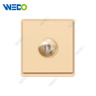  New Design PC Satellite/ Double Satellite/Satellite +TV/ Satellite +TEL Wall Switch Socket 86*86 mm For Home