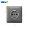 T3 Home Switches 16A Germany Socket 250V Light Electric Wall Switch Socket 86*86cm Acrylic Pattern with Lace