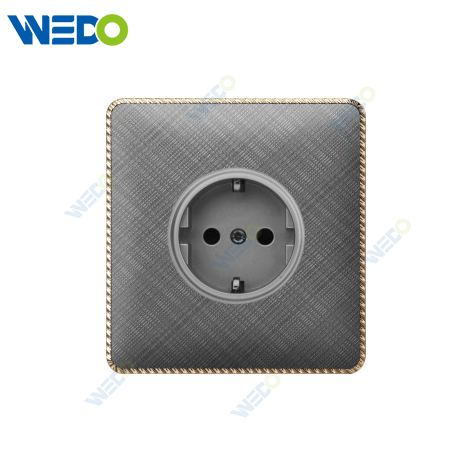 T3 Home Switches 16A Germany Socket 250V Light Electric Wall Switch Socket 86*86cm Acrylic Pattern with Lace