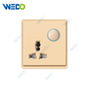 New Design PC MF Switched Socket Reset Wall Switch Socket 86*86 mm For Home