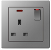 Ultra Slim Switch Socket MF 3 Pin&13A & MF 5 Pin &15A Socket Innovative Design Generous Appearance B20 Series Switch Socket 
