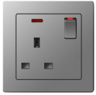 Ultra Slim Switch Socket MF 3 Pin&13A & MF 5 Pin &15A Socket Innovative Design Generous Appearance B20 Series Switch Socket 