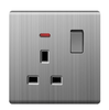 Ultra Slim Switch Socket Brush Cover MF 3 Pin&13A & MF 5 Pin &15A Socket Innovative Design Generous Appearance W6 Series Switch Socket 
