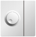 B50 Series Fan Speed Light Dimmer 500W /1000W /1500W 250V Light Electric Wall Switch Socket PC Bottom Material Modern Sockets