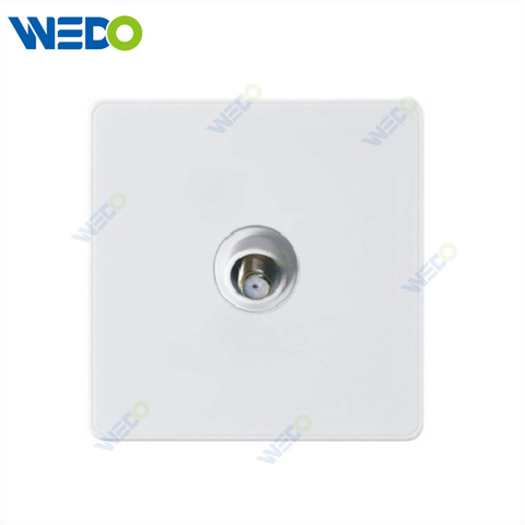 C85 Wall Switch Push On Off UK Standard Electric Switch Socket UK Standard White Gold Satellite Socket 