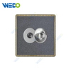 Acrylic Leather British Satellite/ Double Satellite/Satellite +TV/ Satellite +TEL Wall Switch, Electric Socket Switch