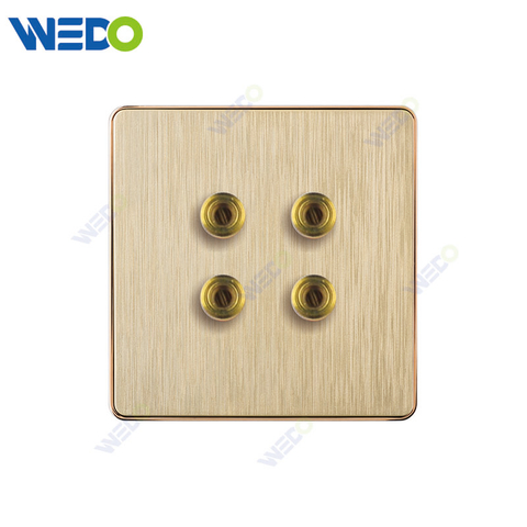C72 China 2WAY LOUDSPEAKER /4WAY LOUDSPEAKER Electric Push Button Light Wall Switch Many Colors White Silver Gold with Chrome