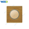 K8 Series Acrylic Wooden 1G 16A 250V Light Electric Wall Switch Socket 86*86cm PC Material with Chrome Frame Home Switches Twist pattern