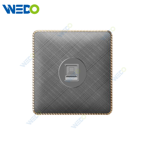 T3 Home Switches Computer/TEL / Double Computer/ Double TEL 250V Light Electric Wall Switch Socket 86*86cm Acrylic Pattern with Lace