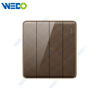 K2-b Series 4G 16A 250V Light Electric Wall Switch Socket 86*86cm PC Material with Chrome Frame Home Switches