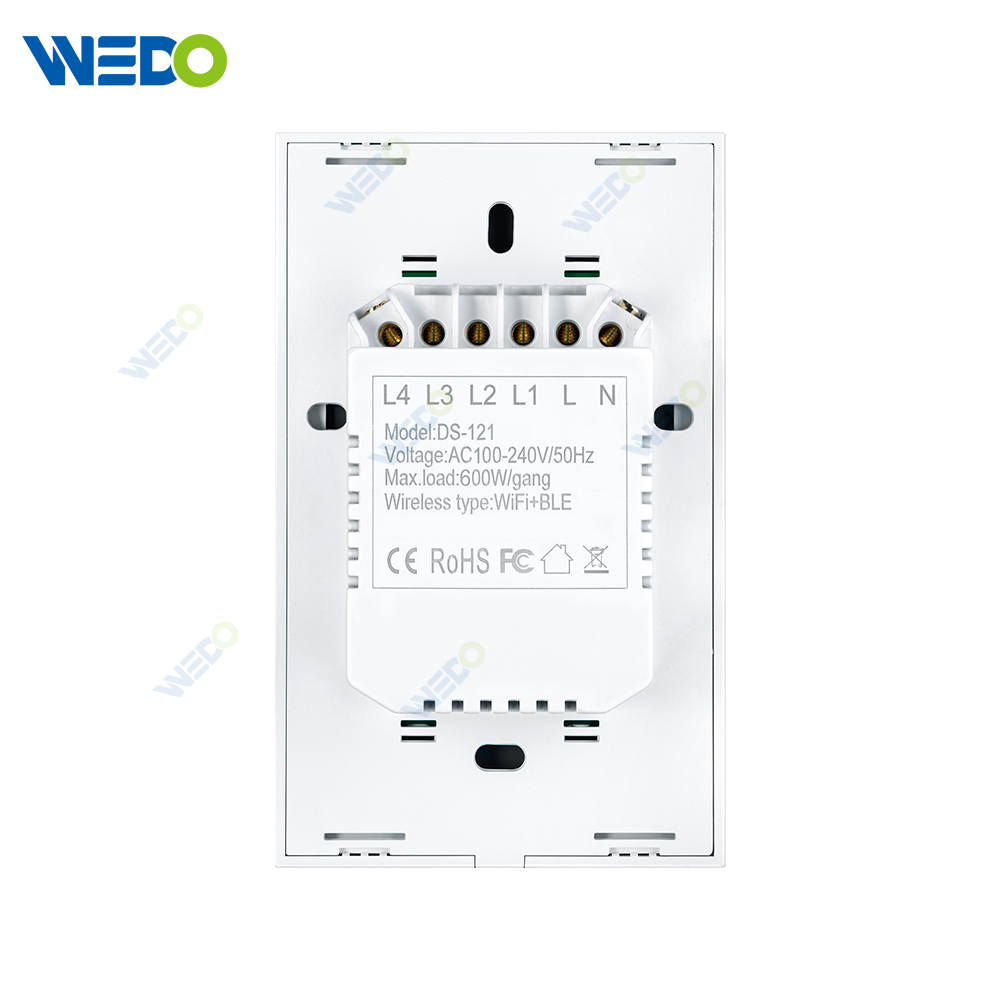 Hot Selling Smart Life App Wifi Bluetooth Voice Control Work with Neutral Wire Touch Smart Switch
