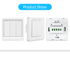 Bluetooth Connection Voice Control Wifi Push-bottom Smart Switch