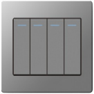  B20 Series Switch middle bottom Painting Switch Different Color Different Style 1 gang 2 gang 3 gang 4 gang Switch Socket