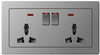 Ultra Slim Switch Socket MF 3 Pin&13A & MF 5 Pin &15A Socket Innovative Design Generous Appearance B20 Series Switch Socket 