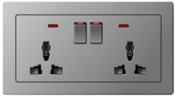 Ultra Slim Switch Socket MF 3 Pin&13A & MF 5 Pin &15A Socket Innovative Design Generous Appearance B20 Series Switch Socket 