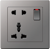 B10 MF switched socket, 1USB+1bpeC,neon 5 pin MF socket 5 pin MF switched socket 5 pin MF switched socket with neon 5 pin Mf switched socket with neon+USB+typeC