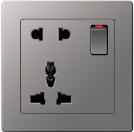 B10 MF switched socket, 1USB+1bpeC,neon 5 pin MF socket 5 pin MF switched socket 5 pin MF switched socket with neon 5 pin Mf switched socket with neon+USB+typeC