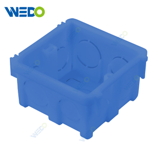 Hot Selling Plastic Concealed 86 Type Blue Wall Switch Box