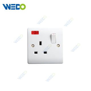 13A/250V with Neon High Quality Bakelite Switch Socket