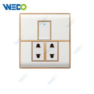 New Design Nepal Pakistan Bangladesh Wall Switch with Socket 2+1/8+2 Switch Socket 