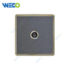 Acrylic Leather British TV/Double TV/TV+TEL Wall Switch, Electric Socket Switch