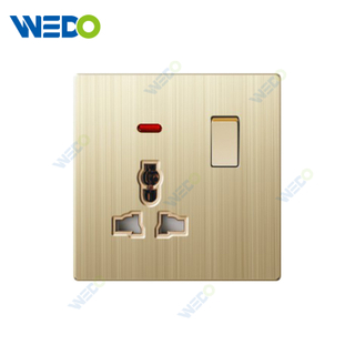 ULTRA THIN A3 Series MF 13A /Double 13A Switch and Socket w/without neon Different Color Different Style Fashion Design Wall Switch 