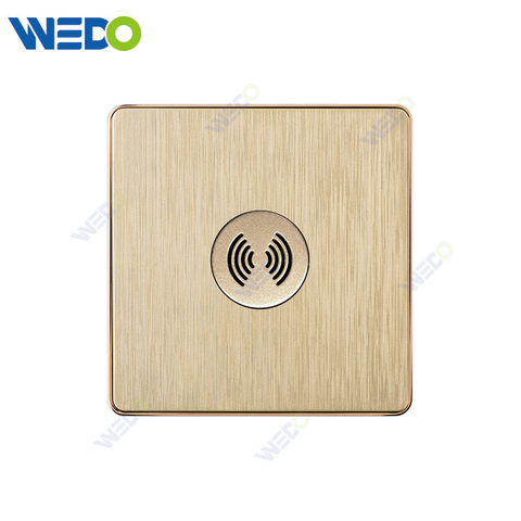 C72 China VOICE CONTROL Electric Push Button Light Wall Switch Many Colors White Silver Gold with Chrome