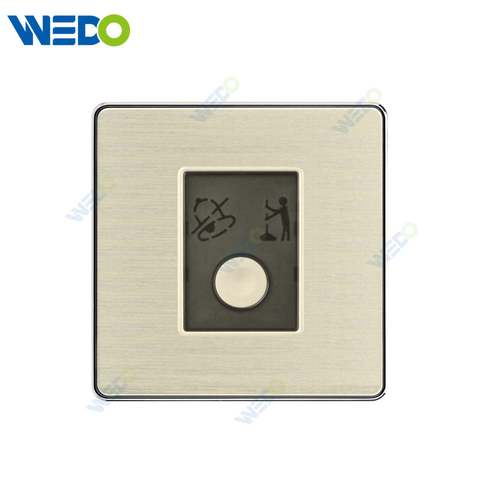 C90 Wenzhou Factory New Design Acrylic Home Lighting Electrical Wall Switches PC Material Cover with IEC Report SASO doorbell switch with Do Not Disturb