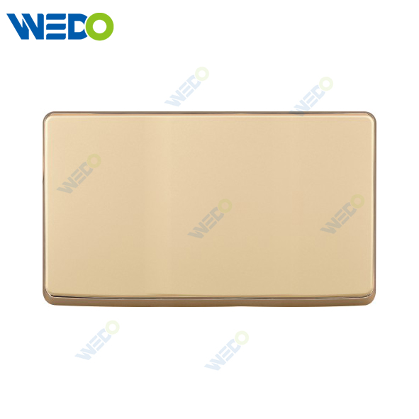 S1 Series Blank Plate 146 Light Electric Wall Switch Socket PC Material with Chrome Frame Home Switches