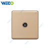K2-P Series TV Socket / Double TV Socket 250V Light Electric Wall Switch Socket 86*86cm PC Material with Chrome Frame Home Switches Twist Pattern