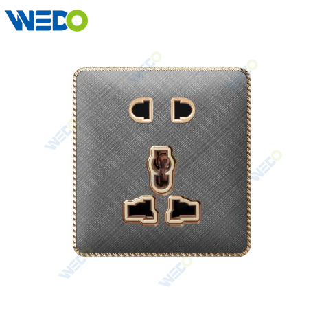 T3 Home Switches 5 Pin Switched Socket 250V Light Electric Wall Switch Socket 86*86cm Acrylic Pattern with Lace