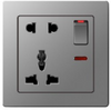 Ultra Slim Switch Socket MF 3 Pin&13A & MF 5 Pin &15A Socket Innovative Design Generous Appearance B20 Series Switch Socket 