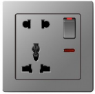 Ultra Slim Switch Socket MF 3 Pin&13A & MF 5 Pin &15A Socket Innovative Design Generous Appearance B20 Series Switch Socket 
